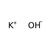 Chemical Structure for Potassium Hydroxide