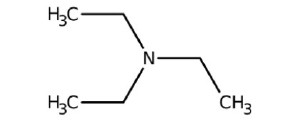 A diagram of the chemical formula for Honeywell Fluka™ Triethylamine