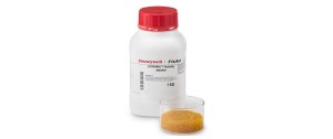 A plastic bottle of Hydranal Humidity absorber