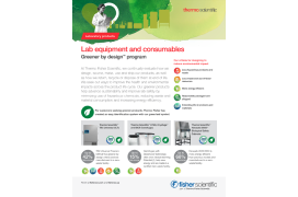 Lab Equipment and Consumables: Greener by Design Program