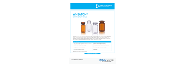 DWK Life Sciences WHEATON Crimp/Serum Vials Brochure