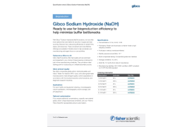 Gibco Sodium Hydroxide Spec Sheet Gibco Sodium Hydroxide Spec Sheet
